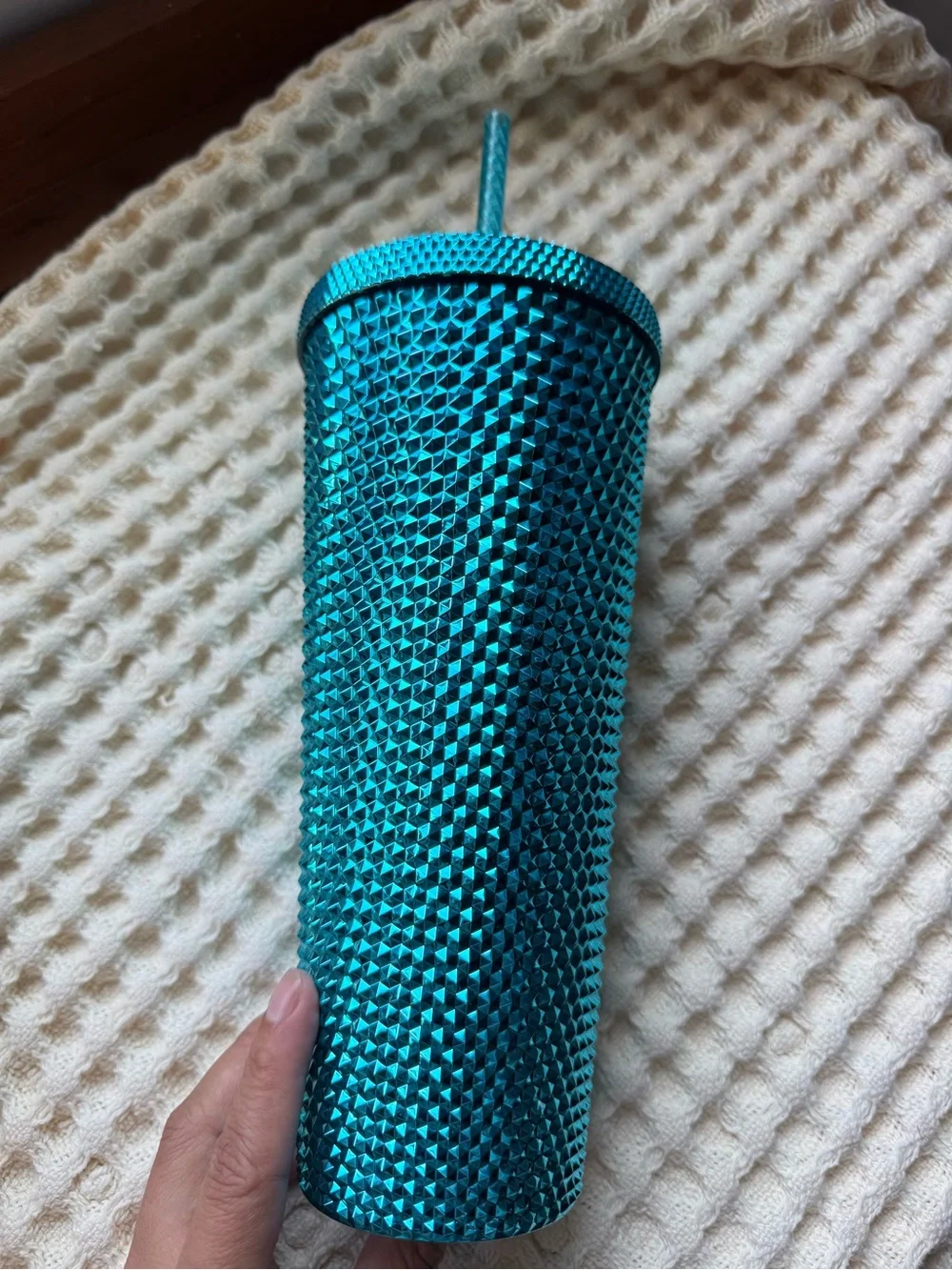 Starbucks Teal 24oz Studded Cold Cup Tumbler